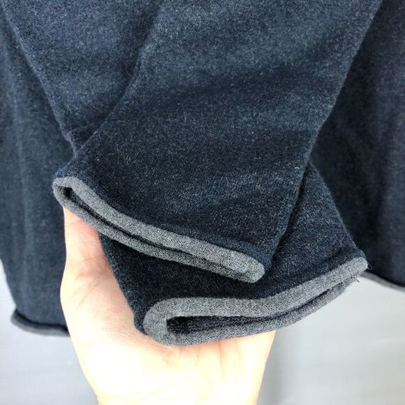 RAG & BONE Merino Wool Blend Navy Blue Grey Sweater Sz M *no size label* - Picture 3 of 9